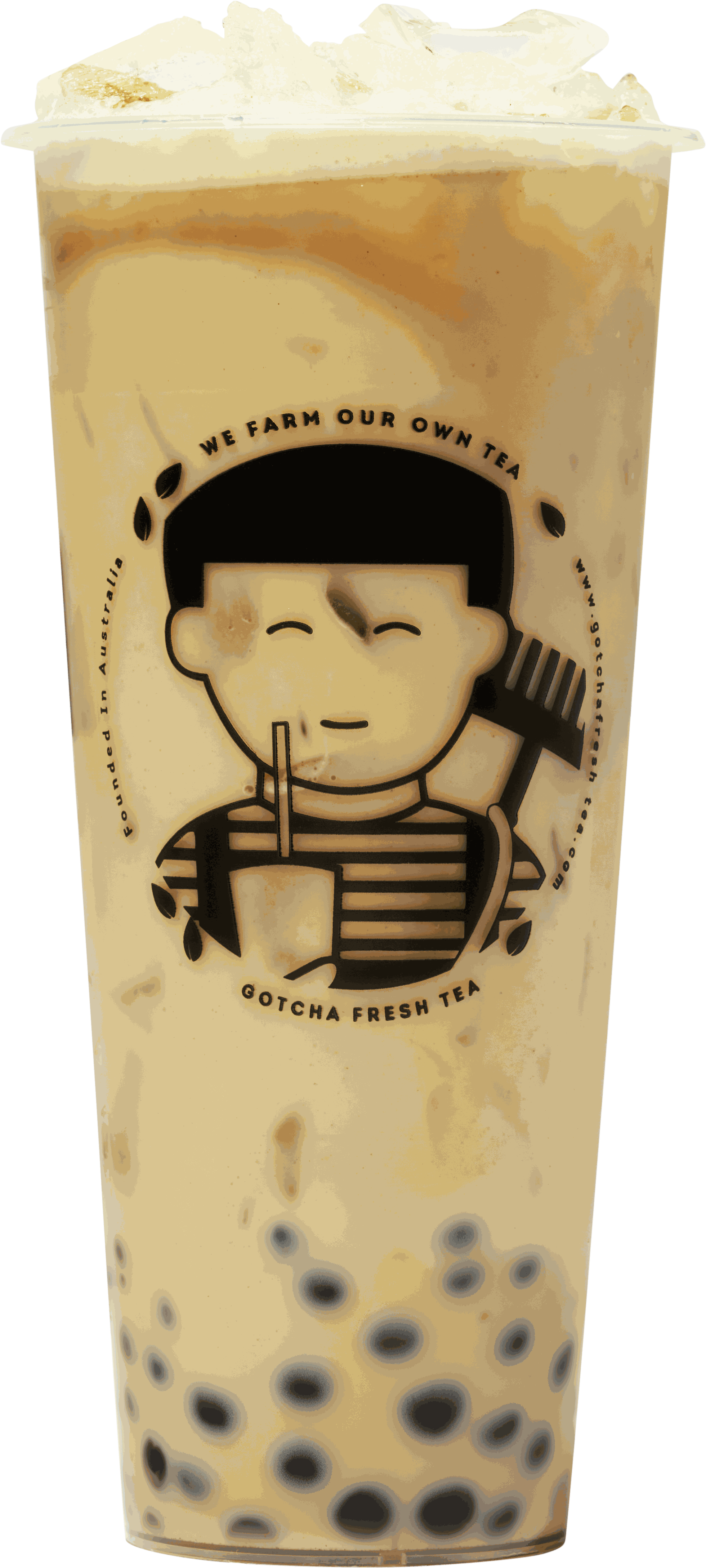 Peach Oolong Milk Tea & Signature Pearl